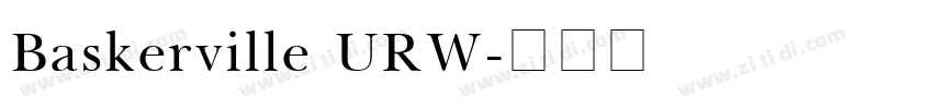 Baskerville URW字体转换